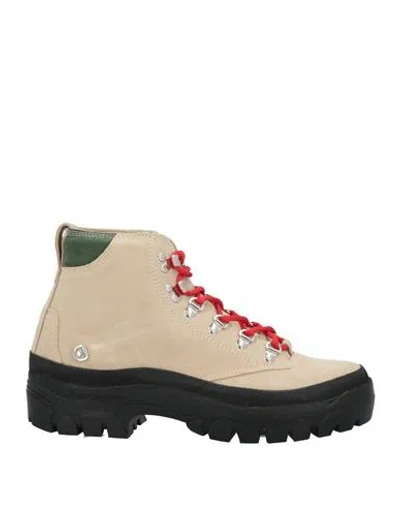 Reese Cooper Man Ankle Boots Beige Size 9 Soft Leather