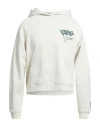 Reese Cooper Man Sweatshirt Cream Size S Cotton In White