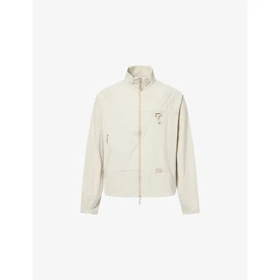 Reese Cooper Mens Stone Reyes Stand-collar Soft-shell Jacket In Neutral