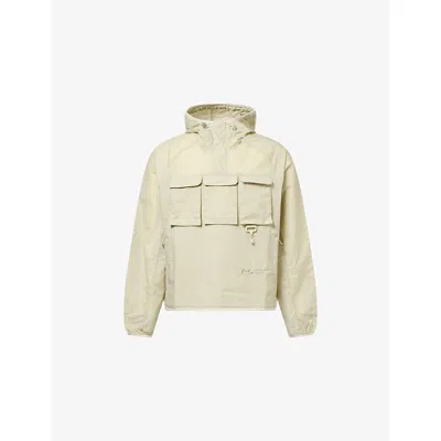 Reese Cooper Mens Sulphur Tahoe Packable Ripstop Woven Anorak In Neutral
