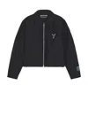Reese Cooper Zip-up Shirt Jacket In Black
