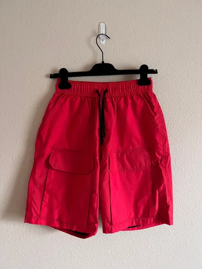 Pre-owned Reese Cooper Ripstop Cargo Shorts In Red