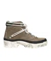 Reese Cooper Leather Lace-up Boots In White