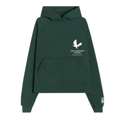 Pre-owned Reese Cooper Sunrise Hooded Sweatshirt 'forest' In Green