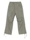 Reese Cooper Wide-leg Cargo Trousers In Green