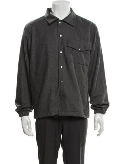 Pre-owned Reese Cooper Wool Jacket In Grey