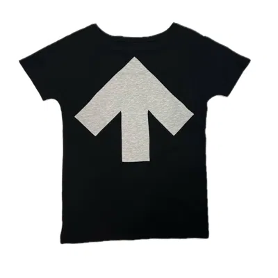 Reet Aus Black / White T-shirt For Women, Arrow In Multi