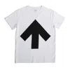 Reet Aus Men's Black / White T-shirt For Men, Arrow