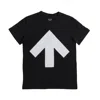 Reet Aus Men's Black / White T-shirt For Men, Arrow