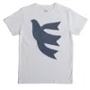 Reet Aus Men's Blue / White T-shirt For Men, Dove