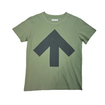 Reet Aus Men's Green / Grey Up-shirt For Men, Arrow I Light Green, Grey In Multi