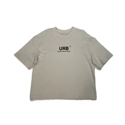 Reet Aus Men's Neutrals Oversized T-shirt For Men, Urb I Beige In Sand