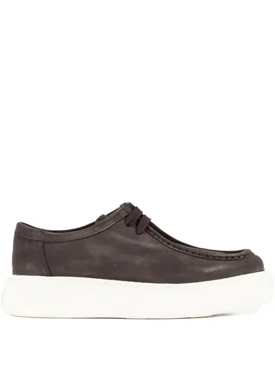 Referenc Fernabee Suede Platform Sneakers In Brown