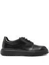 Referenc Leather Derby Shoes In Black