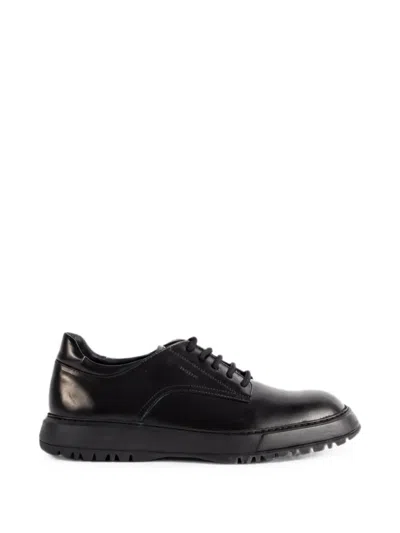 Referenc Leather Derby Shoes In Black