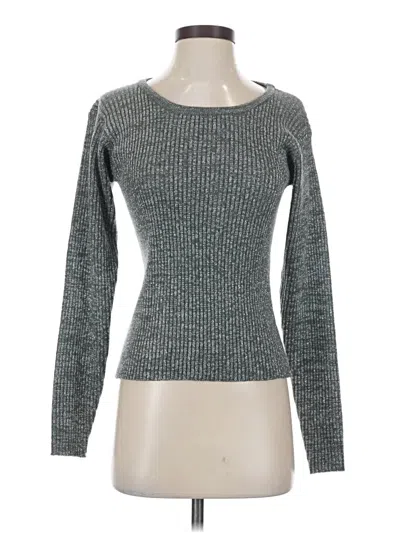 Pre-owned Reference Point Pullover Sweater In Silver