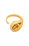 Refine 18kt Gold Plated Ere Ring (gold)