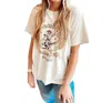 Refined Canvas Cowboys And Country Music Tees In Bone In Multi