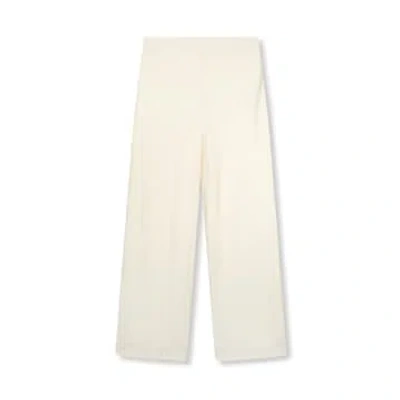 Refined Department | Nova Knitted Structured Trousers In White