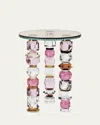 Reflections Copenhagen Azalea Side Table In Rose