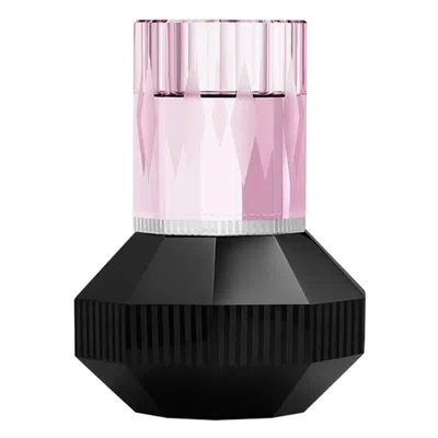 Pre-owned Reflections Copenhagen Chicago Rose Crystal T-light Holder, Hand-sculpted Contemporary Crystal In Red
