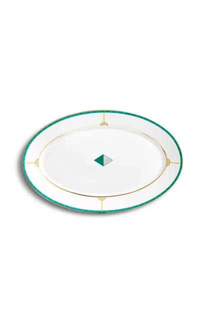 Reflections Copenhagen - Corsa Oval Platter - Green