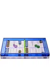 Reflections Copenhagen Backgammon-set Mit Kristallen In Blue
