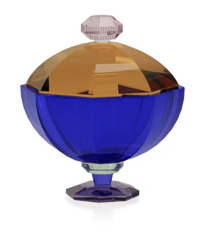 Reflections Copenhagen Crystal Elysia Opal Bonbonniere In Blue