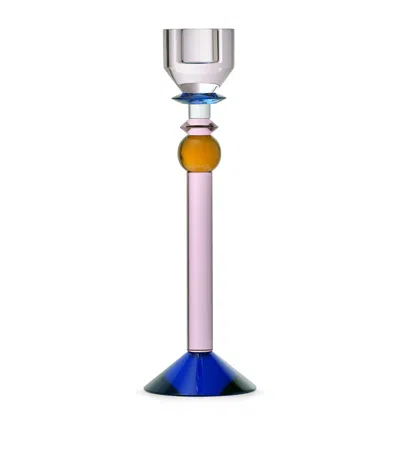 Reflections Copenhagen Crystal Rosalin Candle Holder In Multi