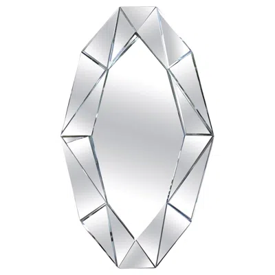 Pre-owned Reflections Copenhagen Diamond Xl Mirror Silver