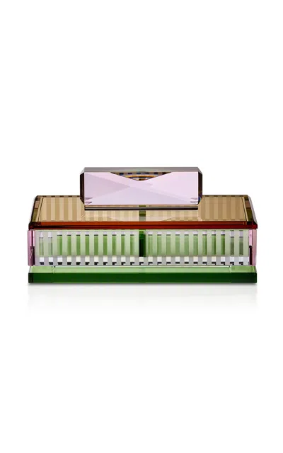 Reflections Copenhagen - Favoured Crystal Card Box With 2 Decks Of Cards - Pink