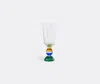 Reflections Copenhagen Ascot Tall Crystal Glass Set Of 2 - Clear/emerald/cobalt/brown/bright Yellow In Multicolour