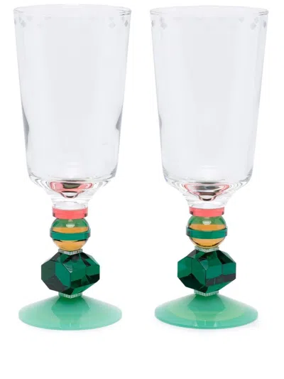 Reflections Copenhagen Mayfair Tall Glasses (set Of 2) In Neutrals