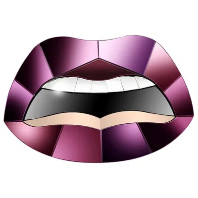 Pre-owned Reflections Copenhagen Mouth Artistic Mirror In Black
