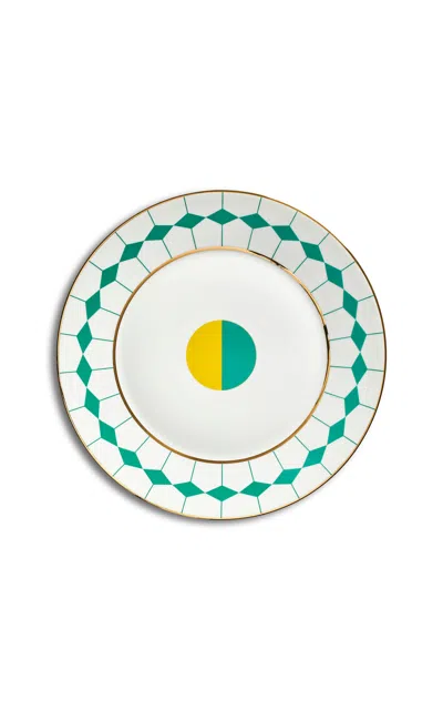 Reflections Copenhagen - Set-of-two Ponta Dessert Plates - Green