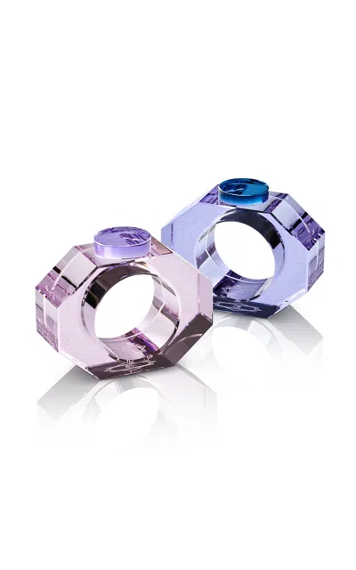 Reflections Copenhagen - Set-of-two Shelby Napkin Rings - Pink