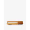 Reflections Copenhagen Shadow Crystal And Onyx Tray In Brown