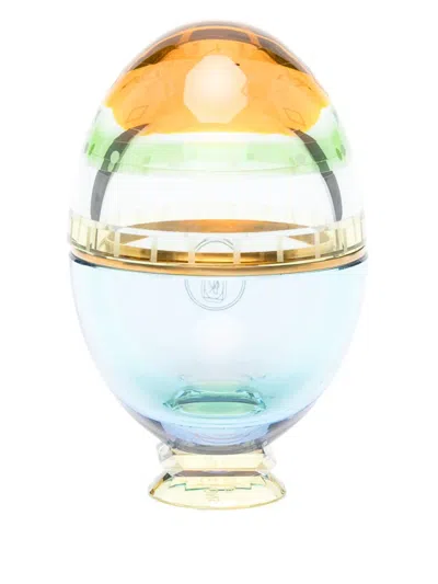 Reflections Copenhagen Small Reflections Fantasia Egg (10cm X 6cm) In Orange