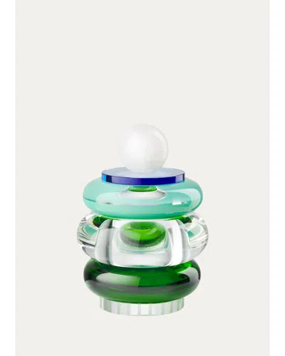 Reflections Copenhagen Villa Perla Crystal Onyx Bonbonnière In Green