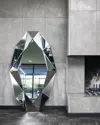 Reflections Copenhagen Xl Silver Diamond Mirror In Asst