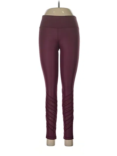 Pre-owned Reflex Active Pants In Burgundy