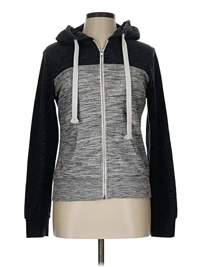 Pre-owned Reflex Long Sleeve Top Gray Cowl Neck Tops