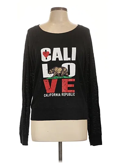 Pre-owned Reflex Long Sleeve T-shirt In Black