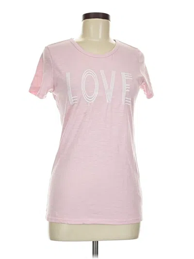 Pre-owned Reflex Short Sleeve T-shirt In Pink