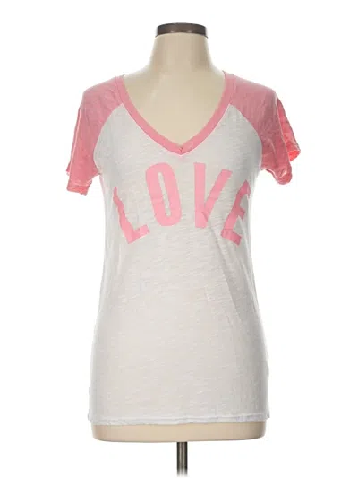 Pre-owned Reflex Short Sleeve T-shirt In Pink