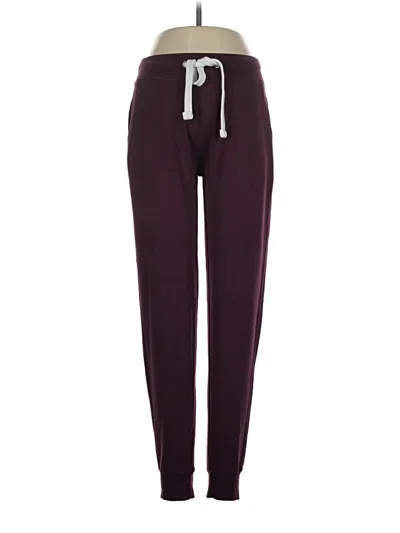 Pre-owned Reflex Track Pants In Burgundy