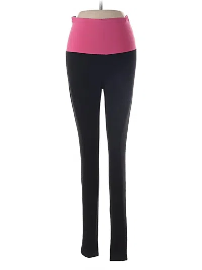 Pre-owned Reflex Yoga Pants In Black