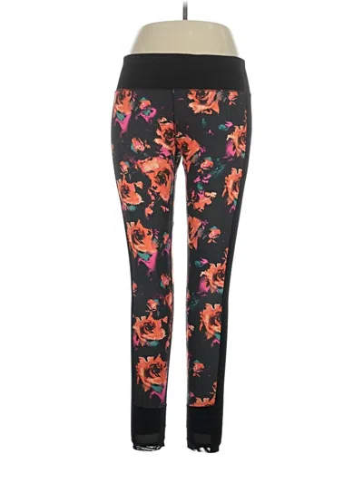 Pre-owned Reflex Yoga Pants In Black