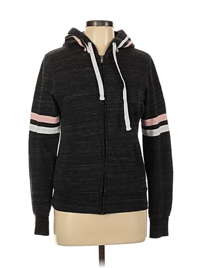 Pre-owned Reflex Zip Up Hoodie In Black