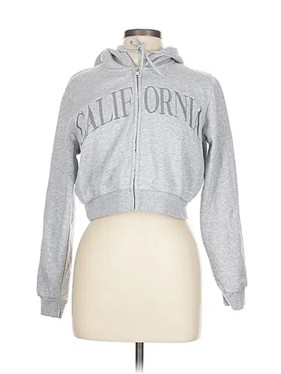 Pre-owned Reflex Zip Up Hoodie In Gray